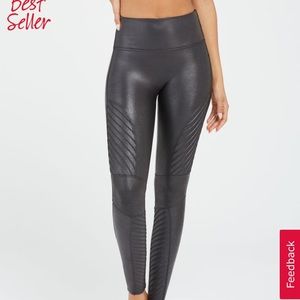 XS spanx moto leggings. Worn 2 times.